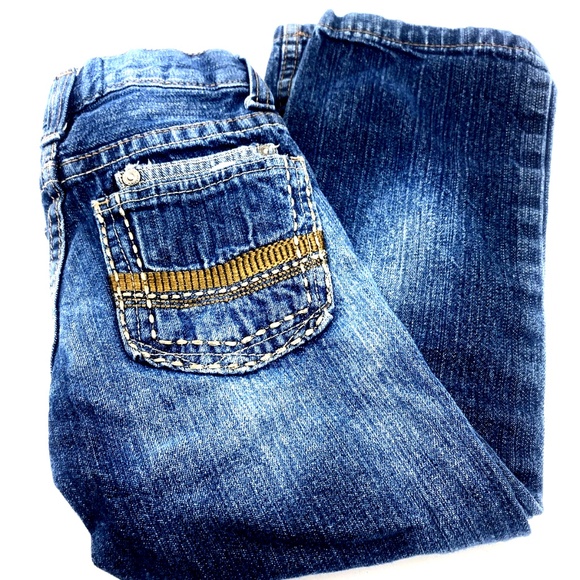Boys Jeans Pants Size 5 English Laundry Straight Adjustable  Blue Button Pockets - Picture 1 of 7